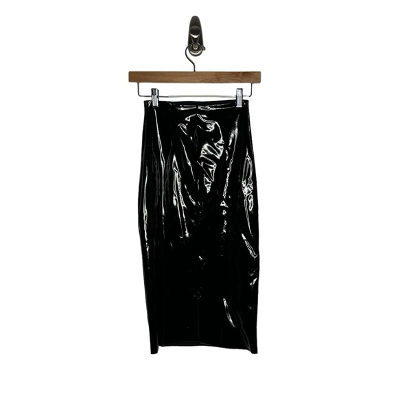 Commando | NWT Midi Skirt in Black Patent Small - Picture 5 of 9